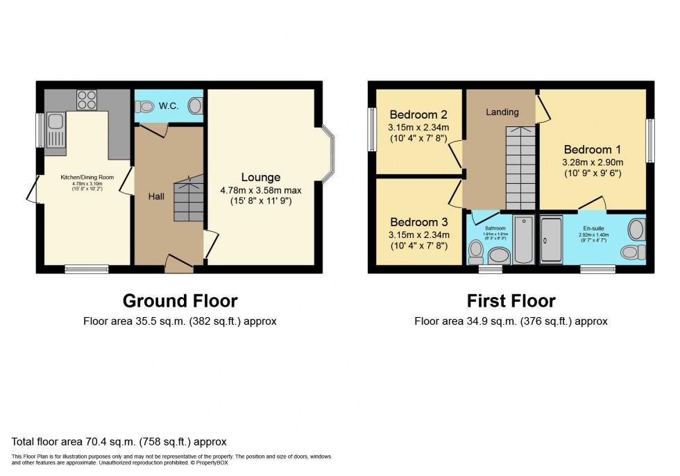 Floorplan for Abbots Drive, Oadby, Leicester, Leicestershire