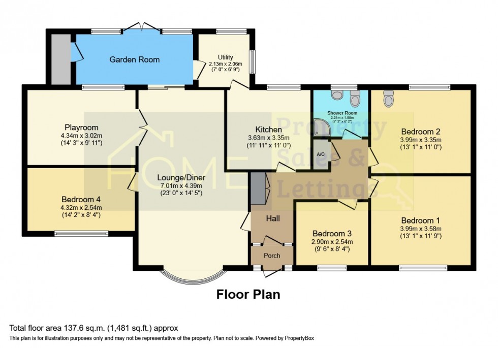 Floorplan for Weavers Wynd, East Goscote, Leicester, Leicestershire