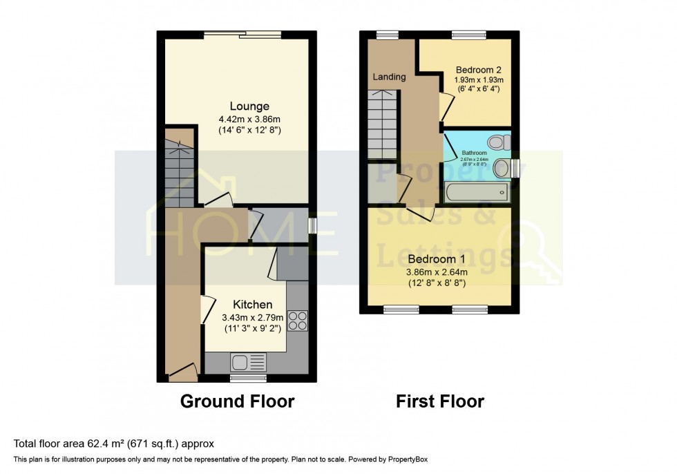 Floorplan for Bryony Road, Hamilton, Leicester, Leicestershire