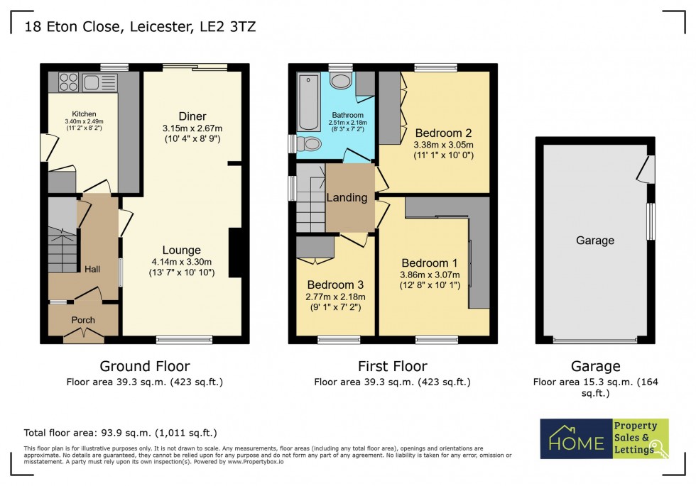 Floorplan for Croyland Green, Thurnby Lodge, Leicester