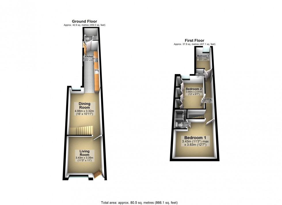 Floorplan for Beaumanor Road, Leicester, Leicestershire