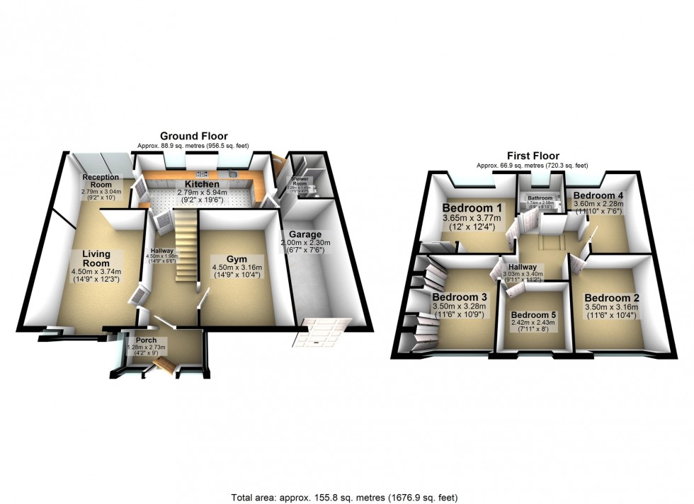 Floorplan for Lamborne Road, Knighton, Leicester