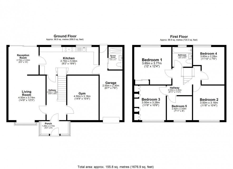 Floorplan for Lamborne Road, Knighton, Leicester