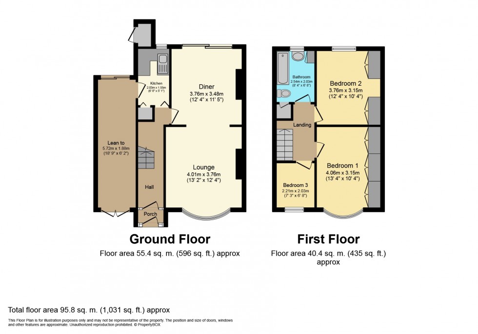 Floorplan for Baldwin Road, Leicester, Leicestershire