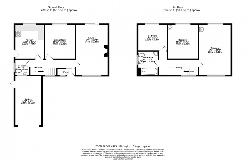 Floorplan for Carisbrooke Avenue, Knighton, Leicester, Leicestershire