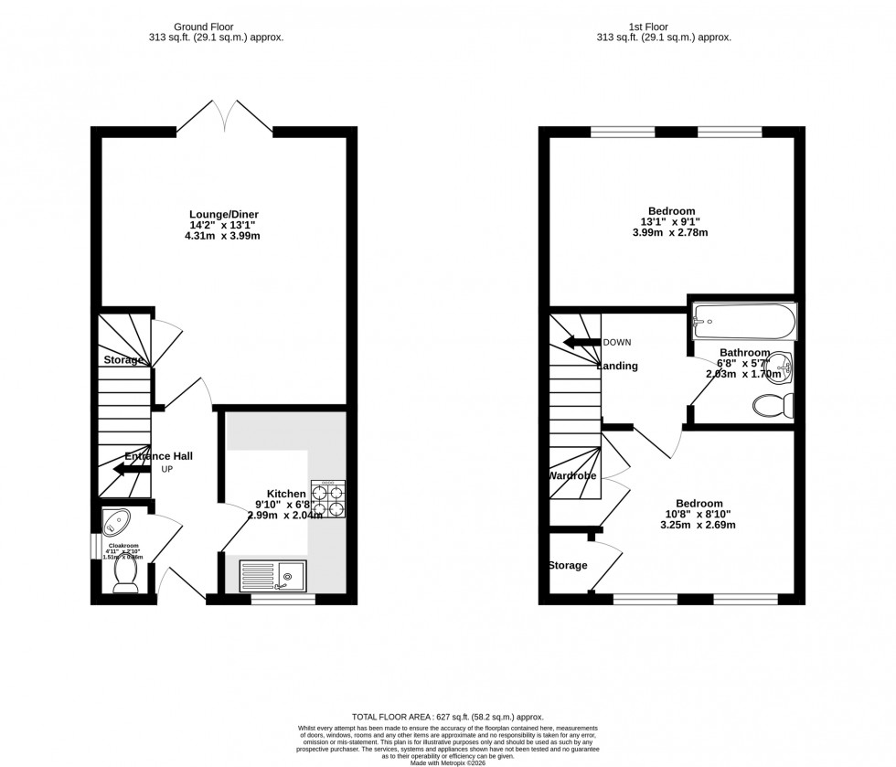 Floorplan for Cox Meadow Road, Leicester Forest East, Leicester