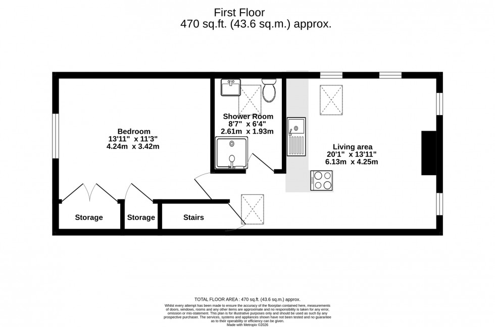 Floorplan for High Street, Kibworth Beauchamp, Leicester, Leicestershire