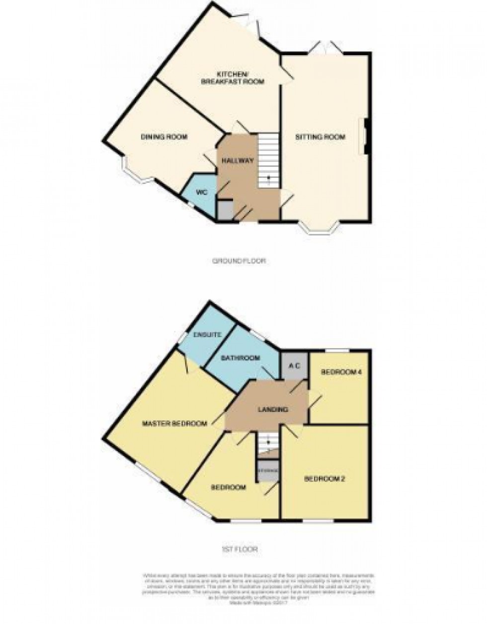 Floorplan for Bush Road, Kibworth Harcourt, Leicester, Leicestershire